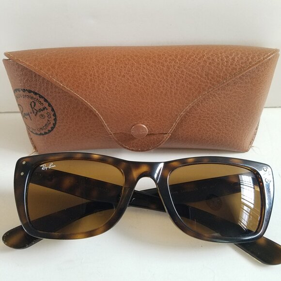 Sunglasses Ray-Ban Havana Caribbean RB 4148 (710) 3N Wayfarer Retired Retro - Picture 2 of 6